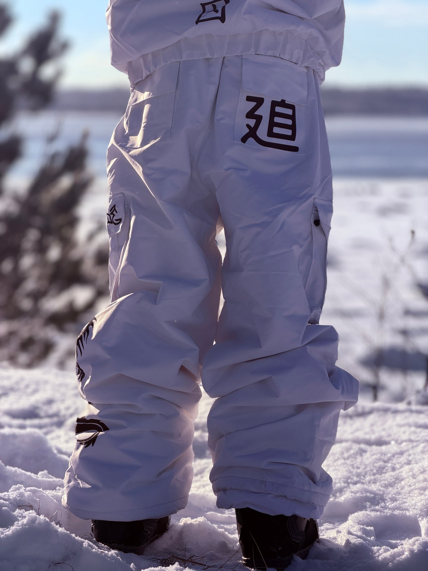 Glyde Baggy Snowpants White 2.0